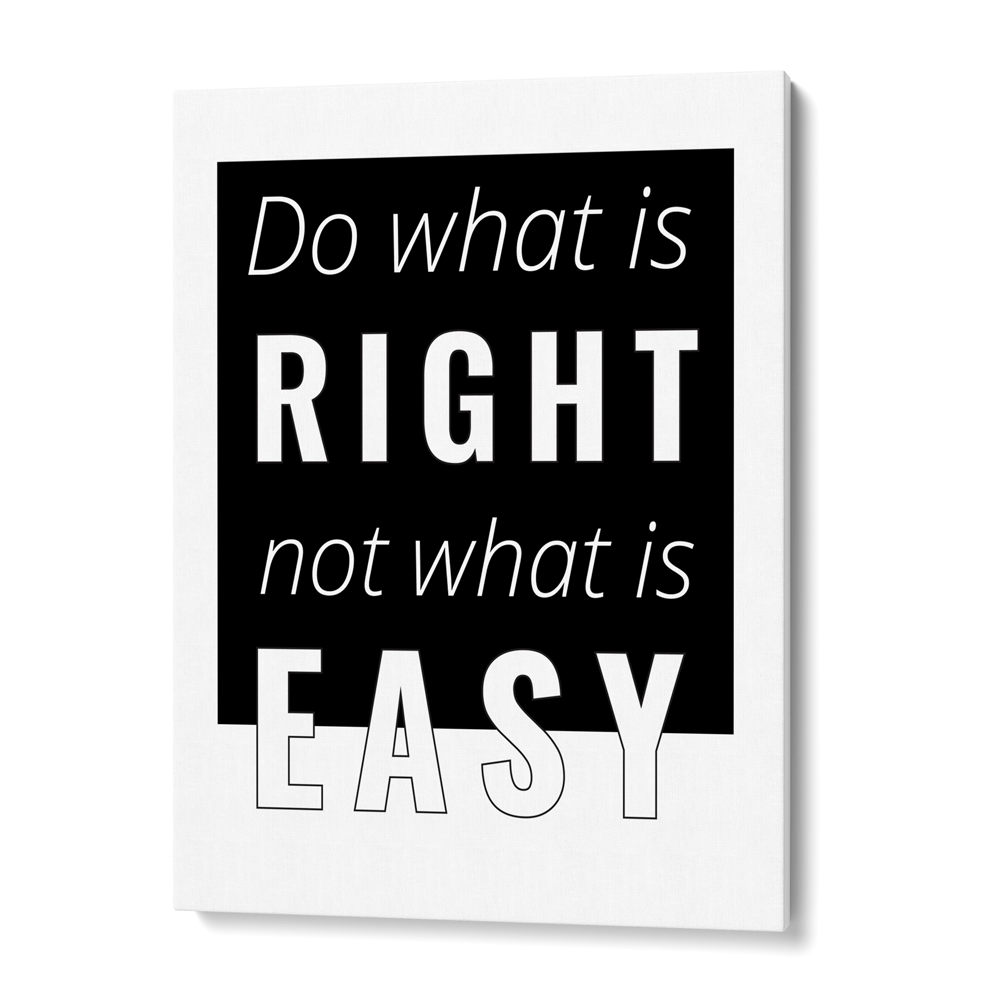 Do What Is Right Nook At You Canvas Gallery Wrap