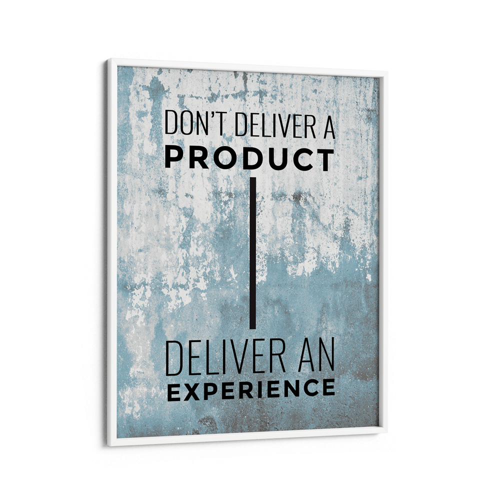 Deliver An Experience Nook At You Matte Paper White Frame