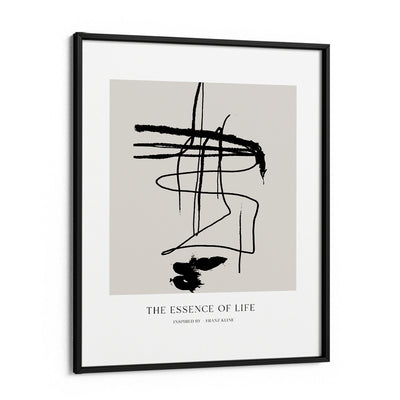 The Essence Of Life Nook At You Matte Paper Black Frame