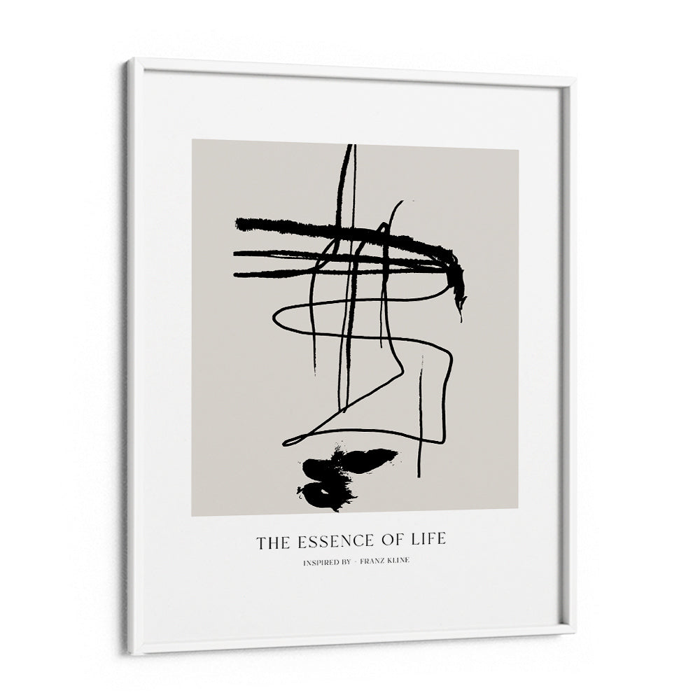 The Essence Of Life Nook At You Matte Paper White Frame