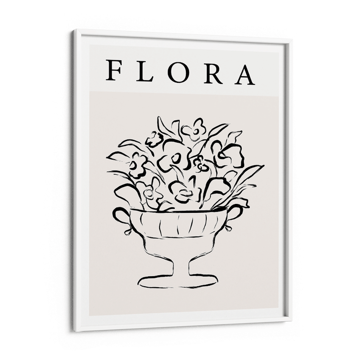 Flora Exhibition Poster Nook At You Matte Paper White Frame