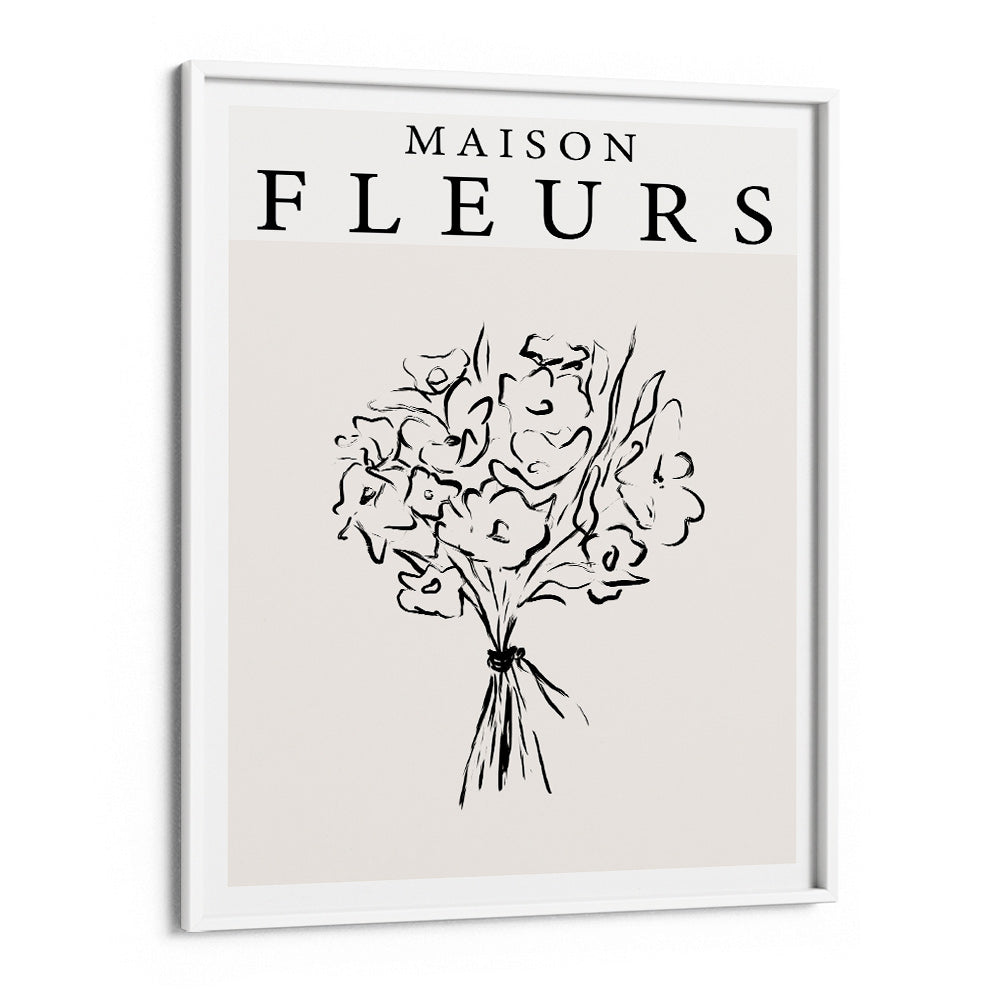 Maison Fleurs Exhibition Poster Nook At You Matte Paper White Frame