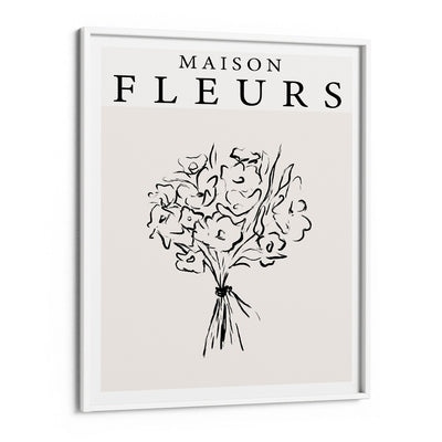 Maison Fleurs Exhibition Poster Nook At You Matte Paper White Frame