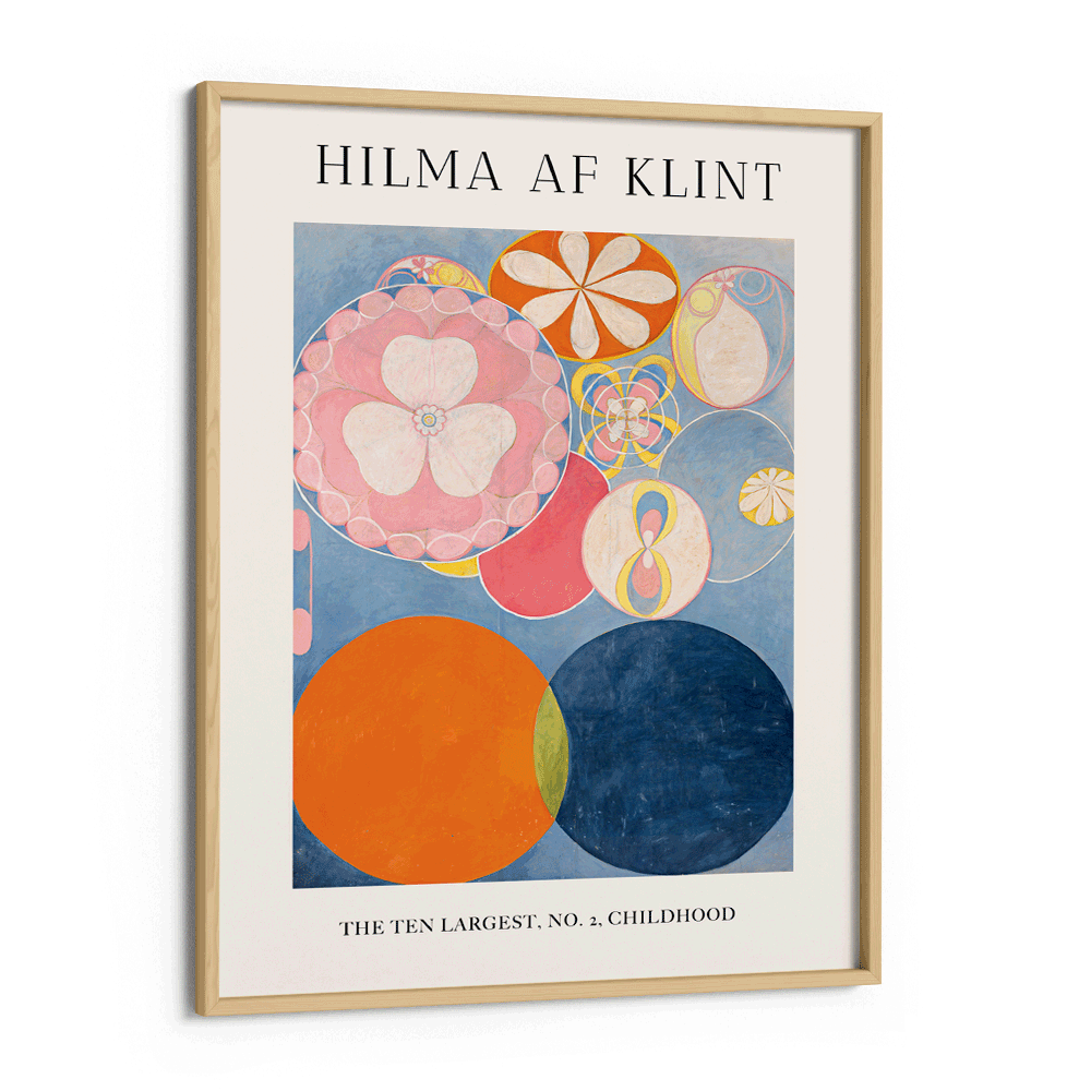 Hilma AF Klint - No. 2 Childhood Nook At You Matte Paper Wooden Frame