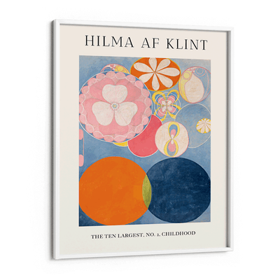 Hilma AF Klint - No. 2 Childhood Nook At You Matte Paper White Frame