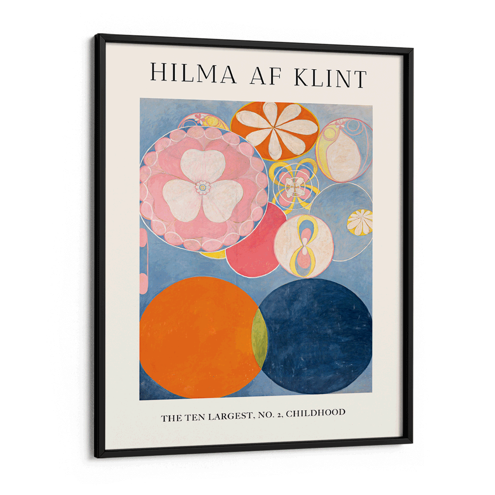 Hilma AF Klint - No. 2 Childhood Nook At You Matte Paper Black Frame