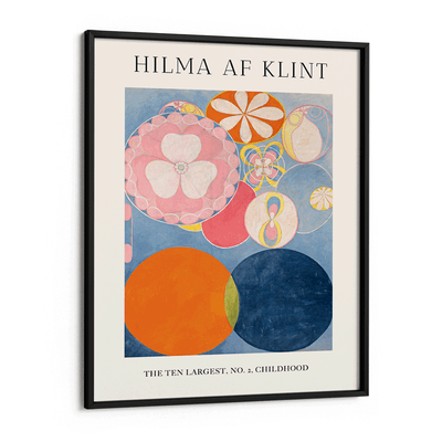 Hilma AF Klint - No. 2 Childhood Nook At You Matte Paper Black Frame
