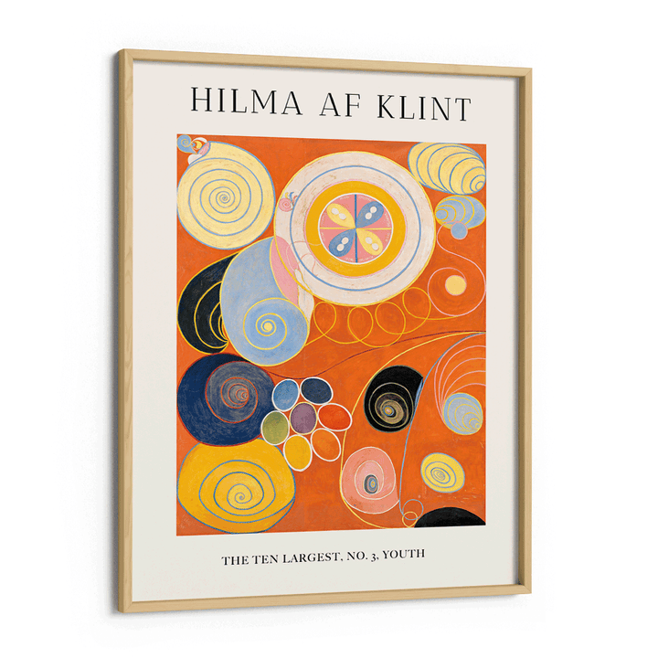 Hilma AF Klint - No. 3 Youth Nook At You Matte Paper Wooden Frame