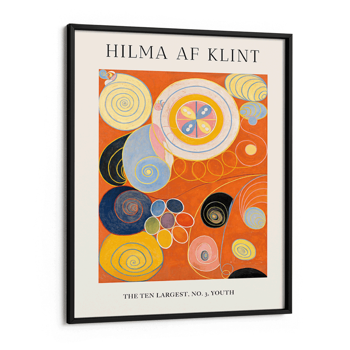 Hilma AF Klint - No. 3 Youth Nook At You Matte Paper Black Frame