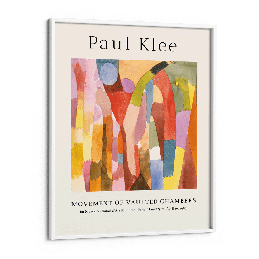 Paul Klee - Movement Of Vaulted Chambers Nook At You Matte Paper White Frame