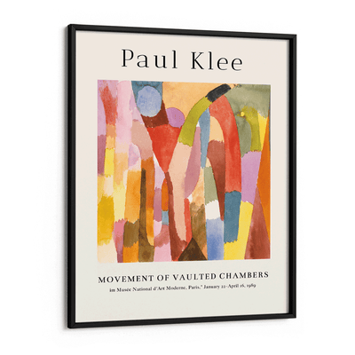 Paul Klee - Movement Of Vaulted Chambers Nook At You Matte Paper Black Frame