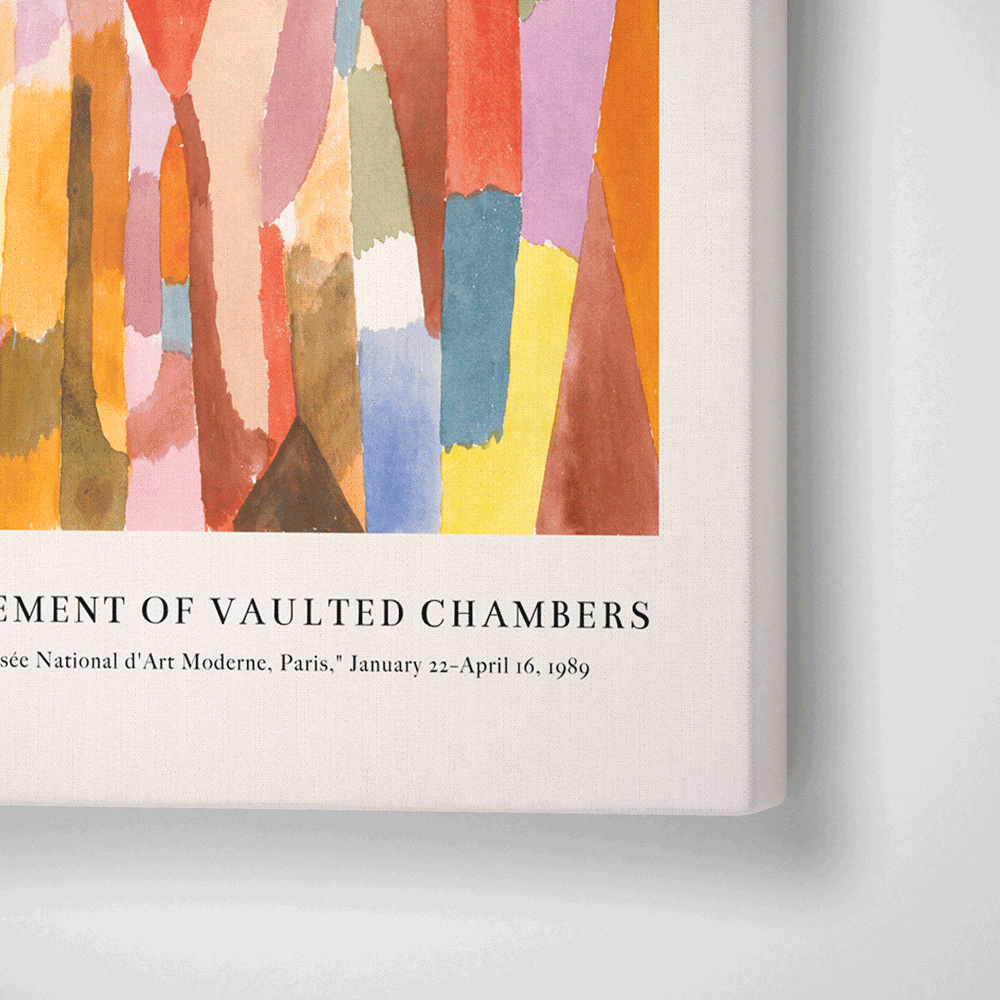 Paul Klee - Movement Of Vaulted Chambers Nook At You Canvas Gallery Wrap