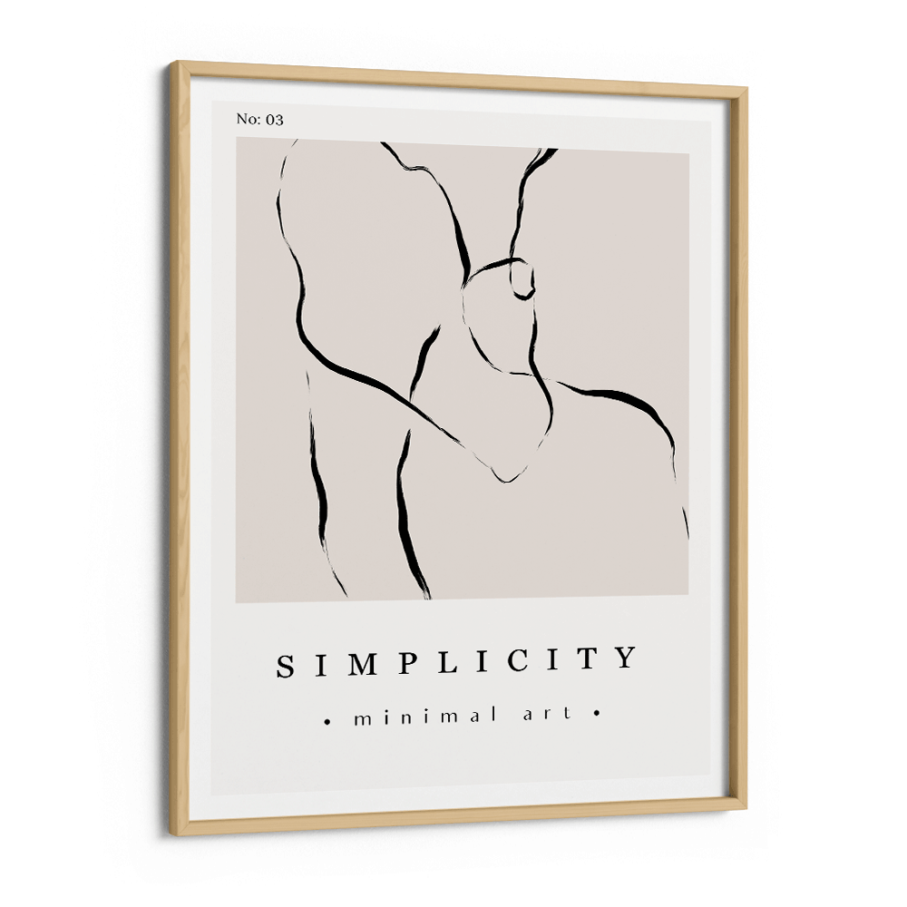 Simplicity Exhibition Poster Nook At You Matte Paper Wooden Frame