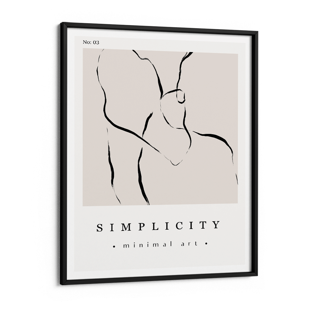 Simplicity Exhibition Poster Abstract Prints-Rolled Art-Nook At You
