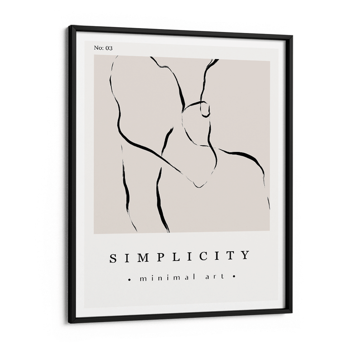 Simplicity Exhibition Poster Abstract Prints-Rolled Art-Nook At You