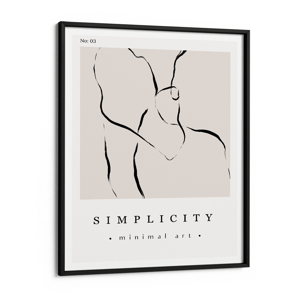 Simplicity Exhibition Poster Nook At You Matte Paper Black Frame