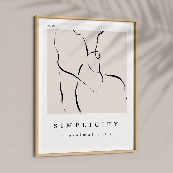 Simplicity Exhibition Poster Abstract Prints-Nook At You