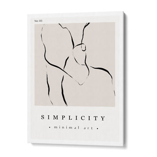 Simplicity Exhibition Poster Abstract Prints