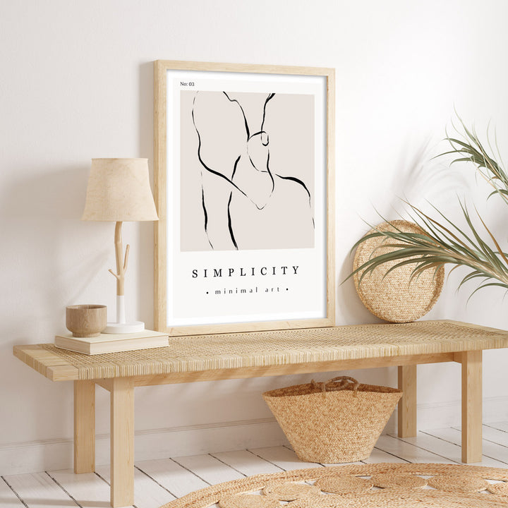 Simplicity Exhibition Poster Abstract Prints-Nook At You