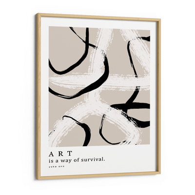 A.R.T Exhibition Poster Nook At You Matte Paper Wooden Frame