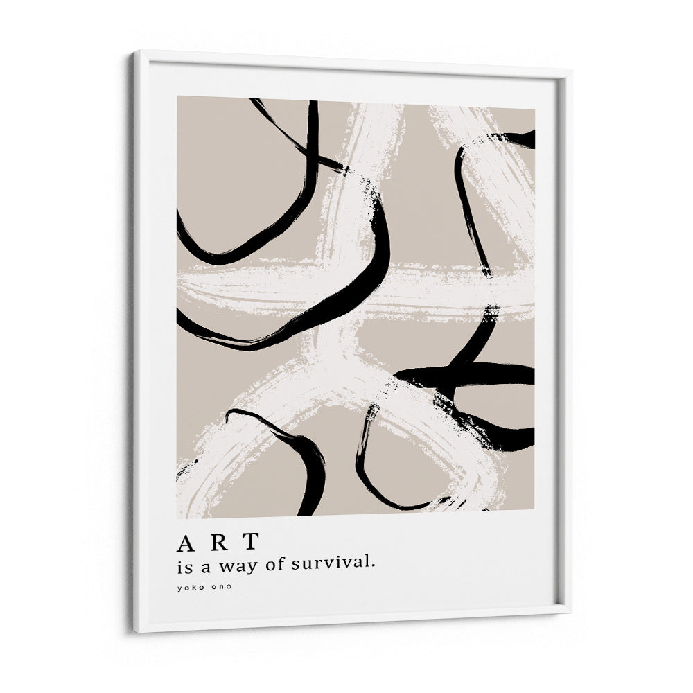 A.R.T Exhibition Poster Nook At You Matte Paper White Frame