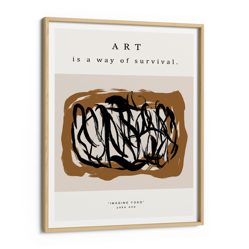 A.R.T Exhibition Poster #2 Nook At You Matte Paper Wooden Frame