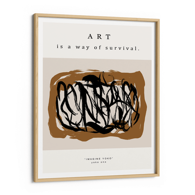 A.R.T Exhibition Poster #2 Nook At You Matte Paper Wooden Frame