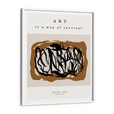A.R.T Exhibition Poster #2 Nook At You Matte Paper White Frame
