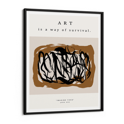 A.R.T Exhibition Poster #2 Nook At You Matte Paper Black Frame
