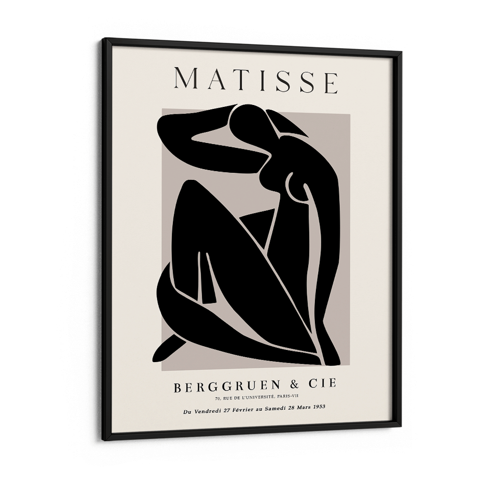Matisse Woman Exhibition Poster Nook At You Matte Paper Black Frame