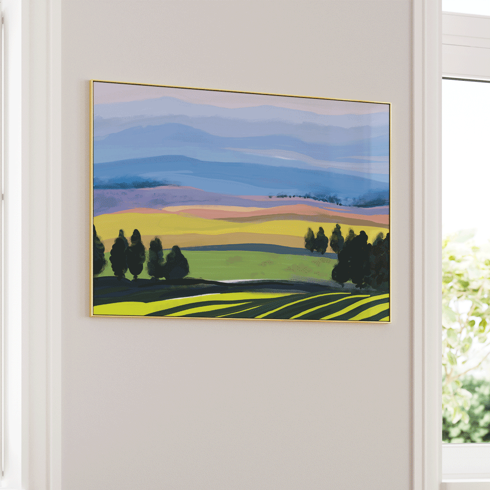 Fronts of Celebration Nook At You Matte Paper Gold Metal Frame