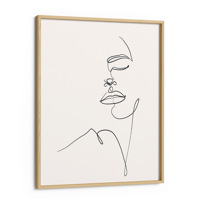 Omniscient Secret - White Nook At You Matte Paper Wooden Frame