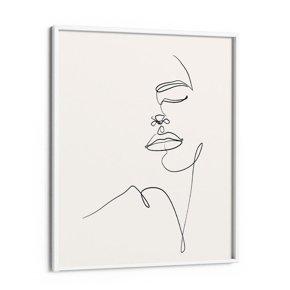 Omniscient Secret - White Nook At You Matte Paper White Frame