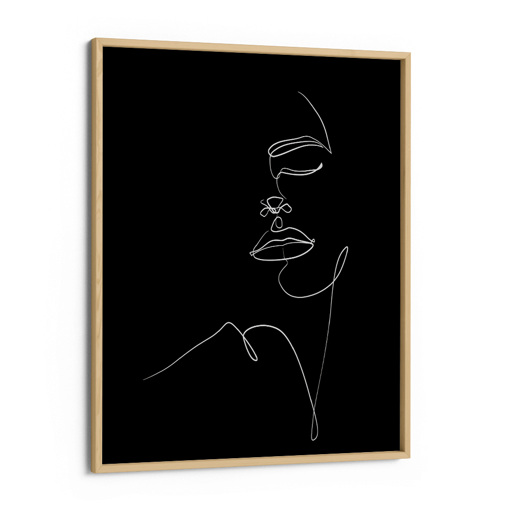Omniscient Secret - Black Nook At You Matte Paper Wooden Frame