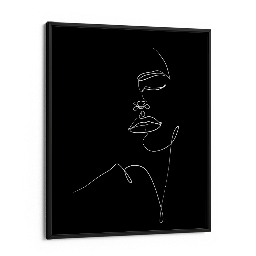 Omniscient Secret - Black Nook At You Matte Paper Black Frame
