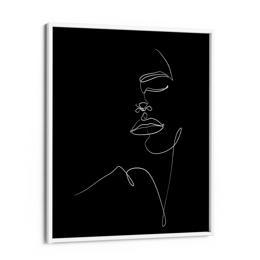 Omniscient Secret - Black Nook At You Matte Paper White Frame