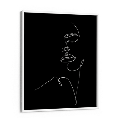 Omniscient Secret - Black Nook At You Matte Paper White Frame