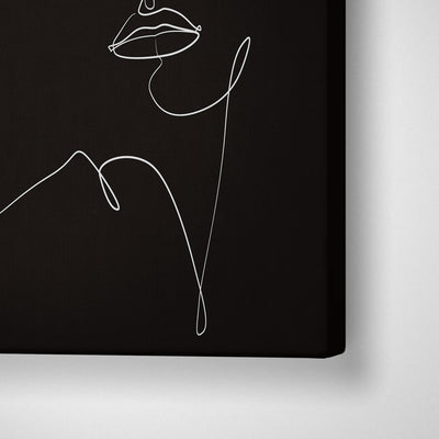 Omniscient Secret - Black Nook At You Canvas Gallery Wrap