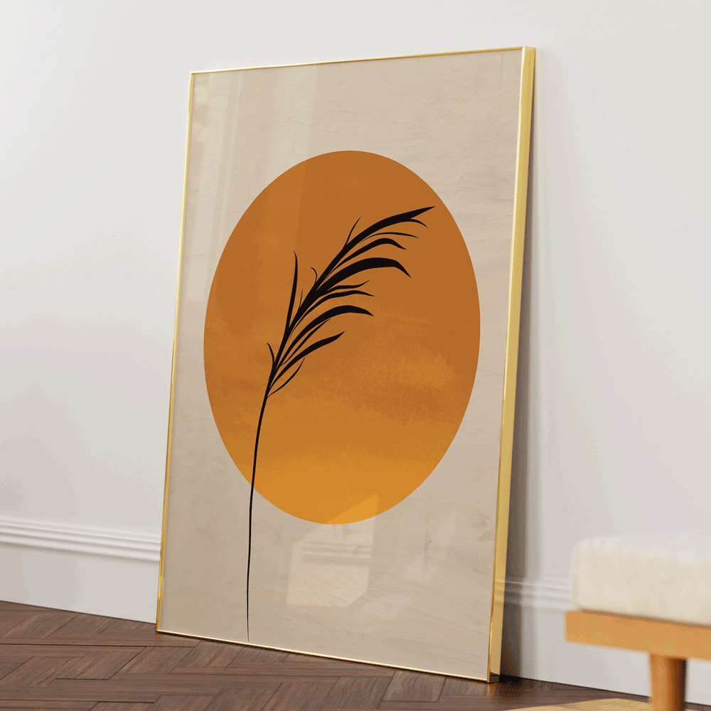 Fern #1 Nook At You Matte Paper Gold Metal Frame