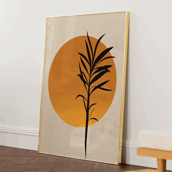 Fern #2 Nook At You Matte Paper Gold Metal Frame