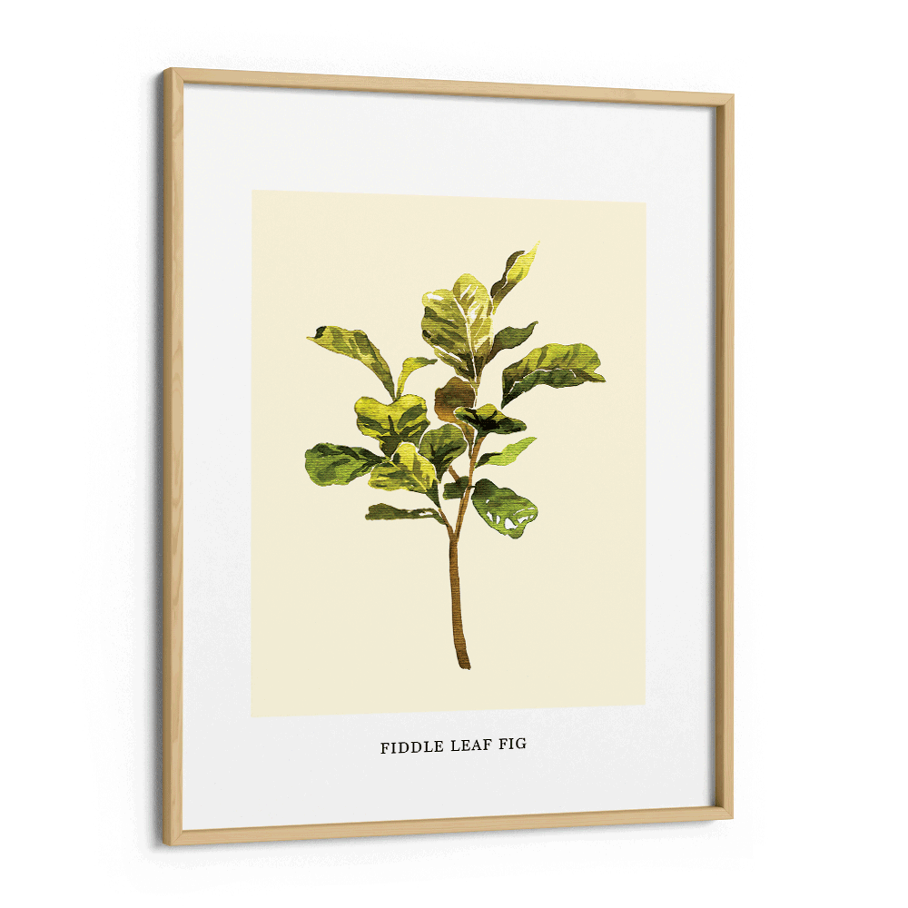 Fiddle Leaf Fig Nook At You Matte Paper Wooden Frame