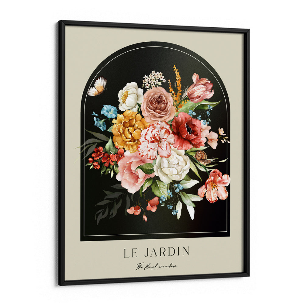 Le Jardin Nook At You Matte Paper Black Frame