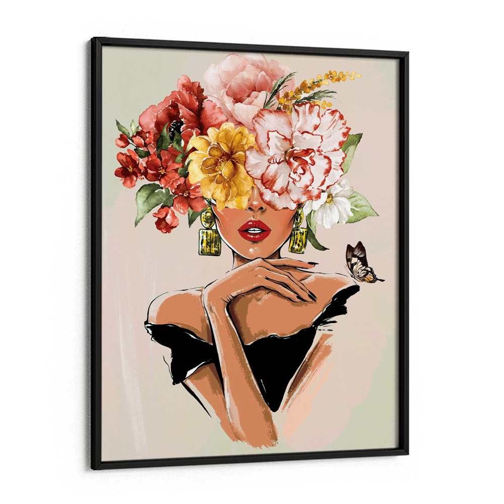 Flowers of Life Nook At You Matte Paper Black Frame