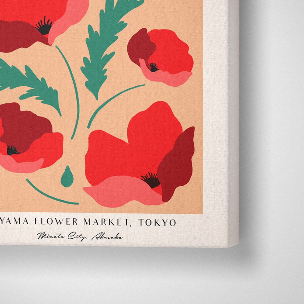 Flower Market - Tokyo Nook At You Canvas Gallery Wrap