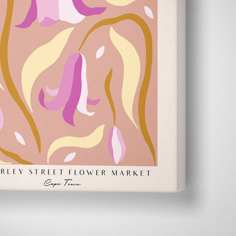 Flower Market - Cape Town Nook At You Canvas Gallery Wrap