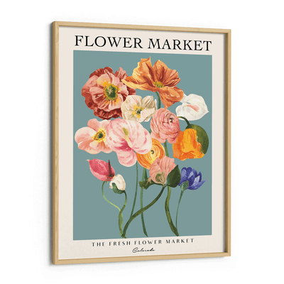 Flower Market - Colorado Nook At You Matte Paper Wooden Frame