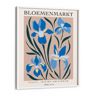 Flower Market - Netherlands Nook At You Matte Paper White Frame