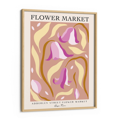 Flower Market - Cape Town Nook At You Matte Paper Wooden Frame