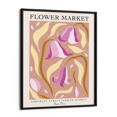 Flower Market - Cape Town Nook At You Matte Paper Black Frame