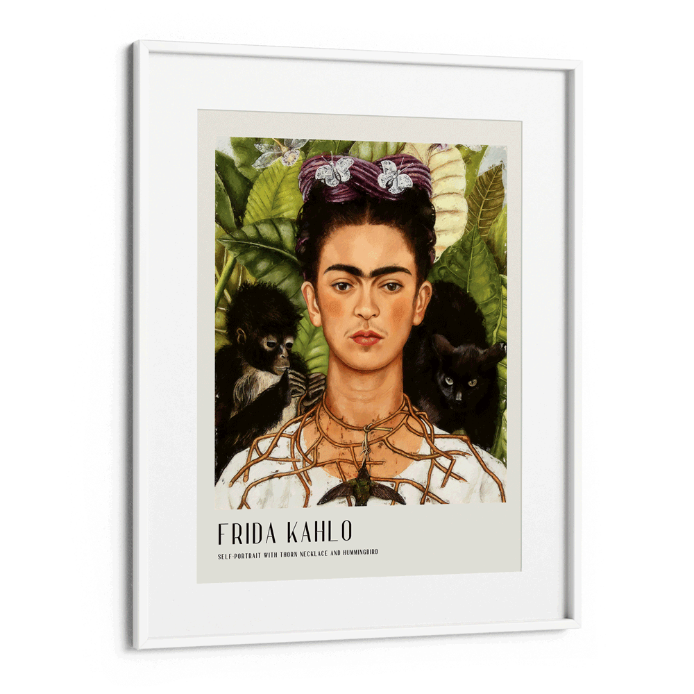 Frida Kahlo - Self-Portrait with Thorn Necklace and Hummingbird (1940) Nook At You  